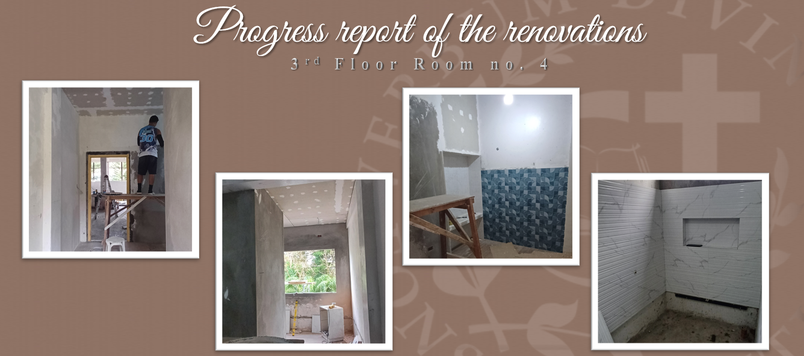 Progress report on the Renovations (3rd Floor Room no. 4)
